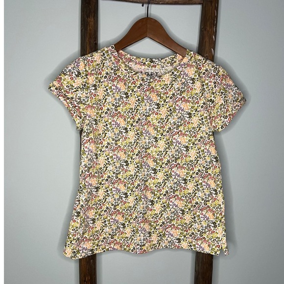 LOFT Floral Print Blouse Cottagecore Casual Top Lightweight XSP - Picture 1 of 4